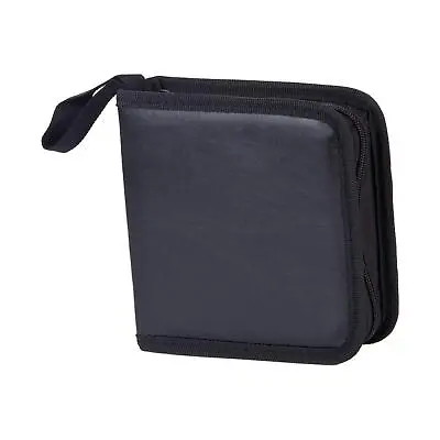 CD DVD Case High Quality PU Leather Sleeve For Car Home And Travel CD Wallet • £7.13