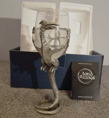 Royal Selangor Lord Of The Rings Glass And Pewter Glass Depicting A Wraith • £100