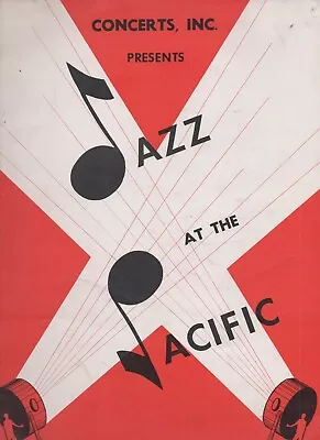 1950s Concert Program   Jazz At The Pacific   W George Shearing And The HI-LOs • $31.99