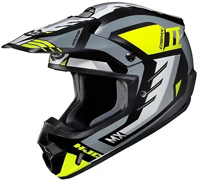 HJC CS-MX2 Phyton Motocross Helmet Yellow XS SM MD L XL 2X 3XL ATV CS-MX CSMX BK • $103.99