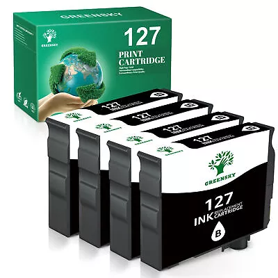 4-12 Pack Ink Cartridges For Epson 127 WorkForce 545 60 630 633 635 645 840 845 • $14.95