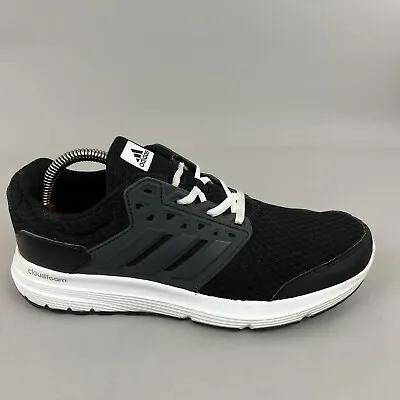 Adidas Galaxy 3 Women's Black Knit Fabric Running Sport Trainers Shoes 40 UK6.5 • £36.05
