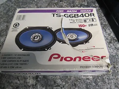 PIONEER TS-G6840R 6 X8  2-WAY Car Audio Coaxial Speakers 6x8 150 Watt Ford Mazda • $29.95