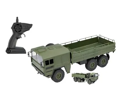 New MAN KAT I 1:16 2.4G 6WD Rc Remote LKW Military Truck Green Off Road Crawler • $75.78