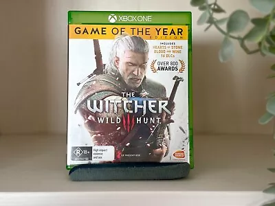 The Witcher 3 Wild Hunt Game Of The Year Edition (w/ DLC) Xbox One Series X PAL • $24.95