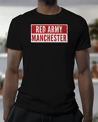 Man Utd T Shirt - Red Army - Hooligans - Manchester - Organic - Unisex • £19.95