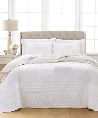 Wedding Rings 100% Cotton Full Bedspread Created For Macy's • $30