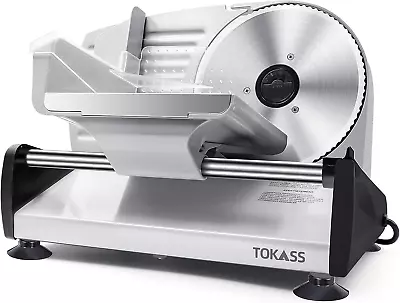 Meat Slicer Electric Deli Food Slicer With Removable 7.5’’ Stainless Steel Blad • $124.99