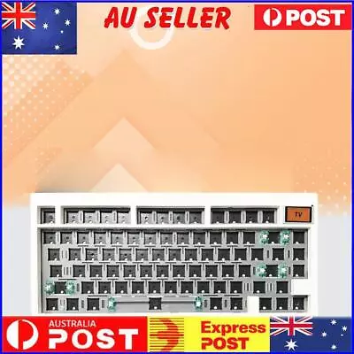 GMK81 RGB Mechanical Keyboard Kit Wired Keyboard 81 Keys Keyboard (White) • $89.19