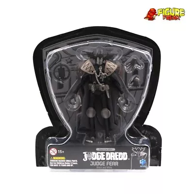 Hiya Toys Judge Dredd Black & White Judge Fear 4.25  Action Figure 1:18 Scale • $21.24