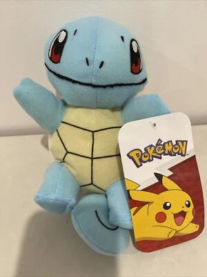 $29.99 • Buy Genuine Pokemon Squirtle Plush - 23cm Long- Genuine Plush Soft Toy - BNWT