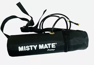 Misty Mate Pump Personal Portable Air Cooler Mister Spray Hiking Camping - Black • $29.90