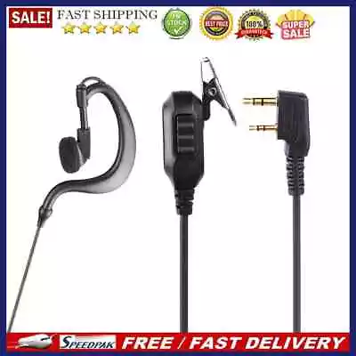 Walkie Talkie Earpiece G Type Earhook For Baofeng UV-5R Kenwood Two Way Radio • $11.54