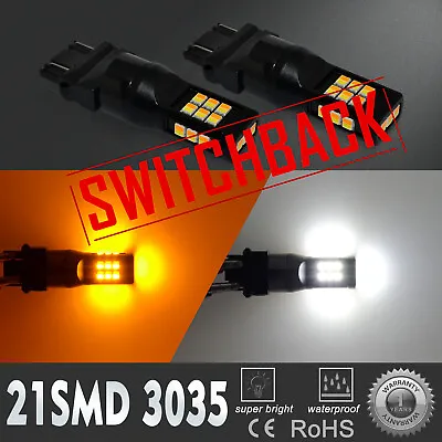 $19.98 • Buy LED Switchback Front Turn Signal Light Bulb For 1999-2010 Jeep Grand Cherokee 2x