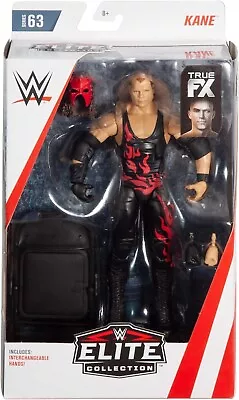 WWE KANE MATTEL ELITE Series 63 WRESTLING FIGURE With Mask. New In Mint Box • £69.90