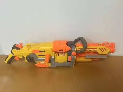 Rare 2008 Hasbro Nerf Vulcan EBF-25 Huge Machine Gun - Yellow & Orange *Read*  • $30
