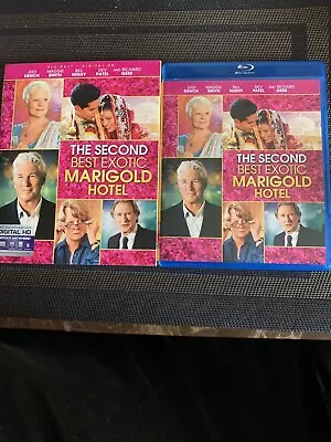 The Second Best Exotic Marigold Hotel (Bluray) With SLIPJACKET Judi Dench Maggie • $1.99