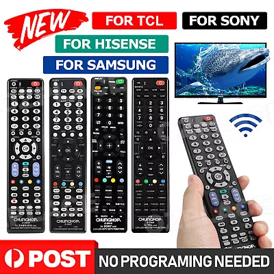 $10.95 • Buy NO PROGRAMMING Universal LCD/LED/3D Smart TV Remote For Samsung/TCL/Hisense/Sony