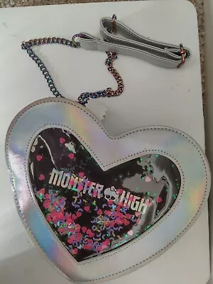 Monster High Heart Crossbody Bag Purse Spirit Halloween Goth NWT • $35