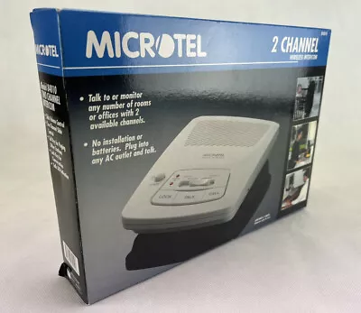 MICROTEL WIRELESS 2 CHANNEL INTERCOM 84010 Only 1 Unit • $17.88