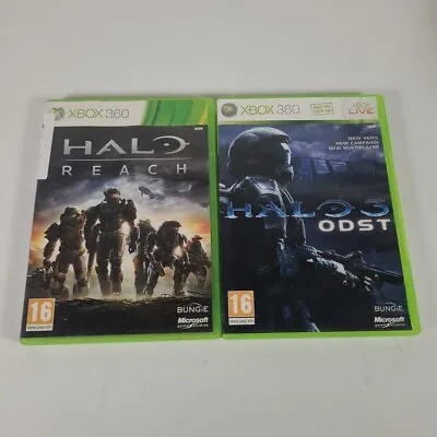 Halo Reach & 3 ODST Bundle Xbox 360 Video Game 1x Manual PAL • £6.10
