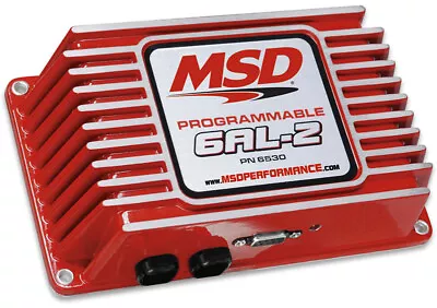 MSD Digital Programmable 6AL-2 Ignition Control W/Rev Limit - MSD6530 • $749.94