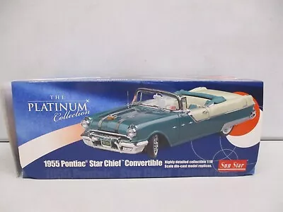 Sun Star Platinum Collection 1955 Pontiac Star Chief Convertible 1/18 • $74.99