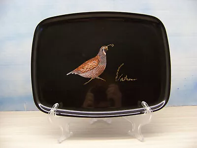 Couroc Tray With California Quail • $19.99