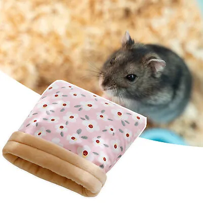 Hamster Pouch Soft Windproof Small Pets Sleeping Hamster Rat Cage Accessories • $13.96