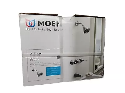 Moen Adler 82663 Chrome 3-Handle Tub & Shower Faucet New Sealed Box • $69.95