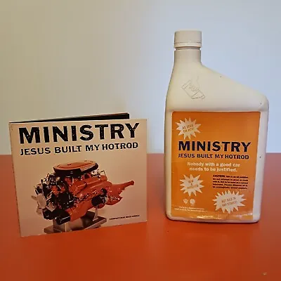 1991 Ministry Jesus Built My Hot Rod Exclusive Record Store Promo  Quart Of Oil  • $125