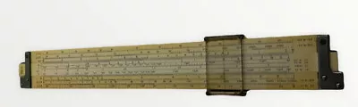 Vintage Keuffel & Esser (K&E) N4081-3 Slide Rule Log Log Duplex Decitrig • $26.95