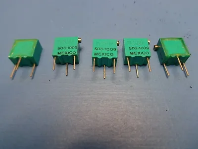 (5) 503-1009 MULTI-TURN 15k Ohm Square Trimpot Potentiometer Variable Resistor • $2.99