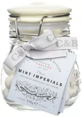 Mint Imperials Sweets Boiled Traditional Keepsake Jar Cartwright Butler DATE9/22 • £8.99