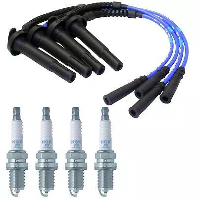 $65.95 • Buy NGK Spark Plugs & Wires Kit Set For Subaru Baja Forester Impreza Legacy Outback