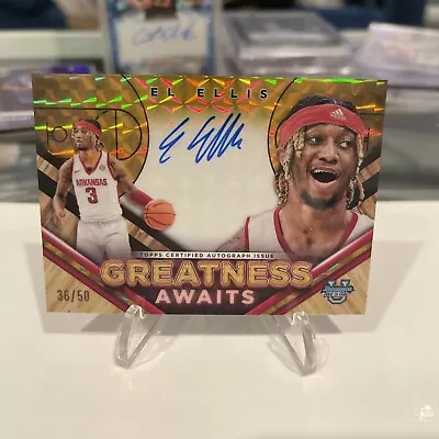 EL ELLIS 2023-24 Bowman U Best Greatness Awaits Gold AUTO /50!!! 🔥🏀🔥 • $10.14