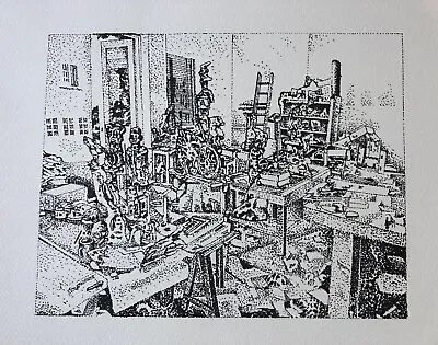 EDUARDO PAOLOZZI RA  The Sculptor's Studio  LITHOGRAPH  With Provenance '98 • £150