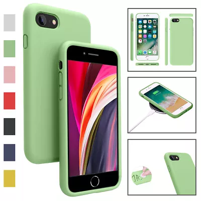 Light Slim Case For Apple IPhone 7 8 Plus SE 2020 Plush Lining Shockproof Cover • $8.16