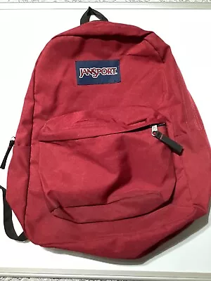 JanSport SuperBreak Backpack - Russet Red PreOwned  Condition. See Photos • £11.40