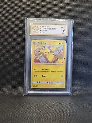 Pokémon Pikachu 25/25 Holo McDonalds 25th Anniversary Promo CGA 9 MINT • $35