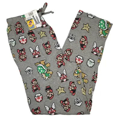 Nintendo #11408 NEW Men's Super Mario Bros. 3 Drawstring Sleep Pants • $17.99