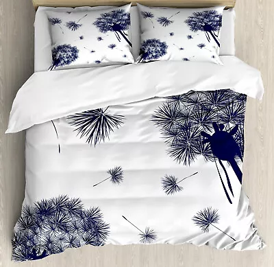 Dandelion Duvet Cover Set Flying Pollens Flower • £32.99