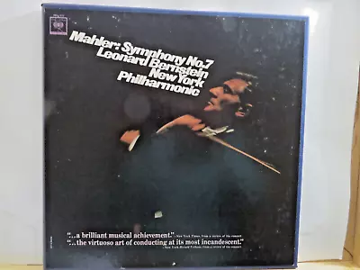 Mahler Symphony No. 7  Bernstein N.Y. Philharmonic Columbia M2L 739 LP NEAR MINT • $7.99