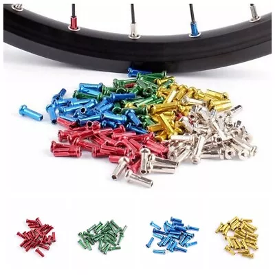 £7.49 • Buy 72 Metal Anodized Wheel Spoke Nipples Fit For MTB Mountain BMX Cycling Bike