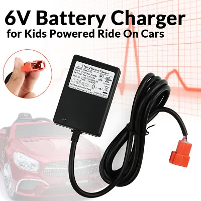 6V Battery Charger For BMW X5 Rollplay Bmw I8Disney Princess Kids Ride On Cars • $13.29