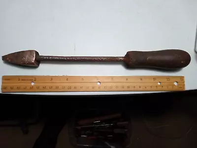 Vintage Primative Soldering Tool Copper Tipped • $9.99