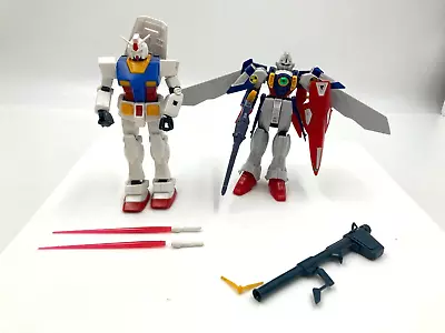 Vintage Bandai Gundam Zero Hgac Wing Mobile Suit Sound Warrior Transformer Lot • $11.24