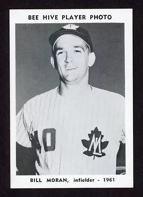 1961 Baseball Bee Hive Starch Toronto Maple Leafs  Bill Moran  25995 • $99.99