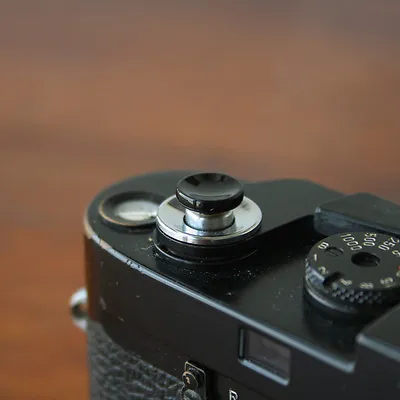 $12.50 • Buy Black Concave Small Soft Release Button For Leica MP M8 M9 Fuji X100 Nikon Canon