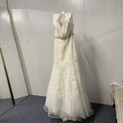 Mori Lee Wedding Dress 96799 Style 2719 Size 14 DB-113 • $2037